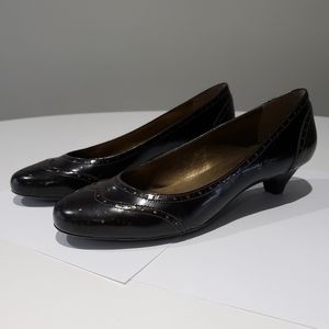 Geox womens metallic dark brown shoes